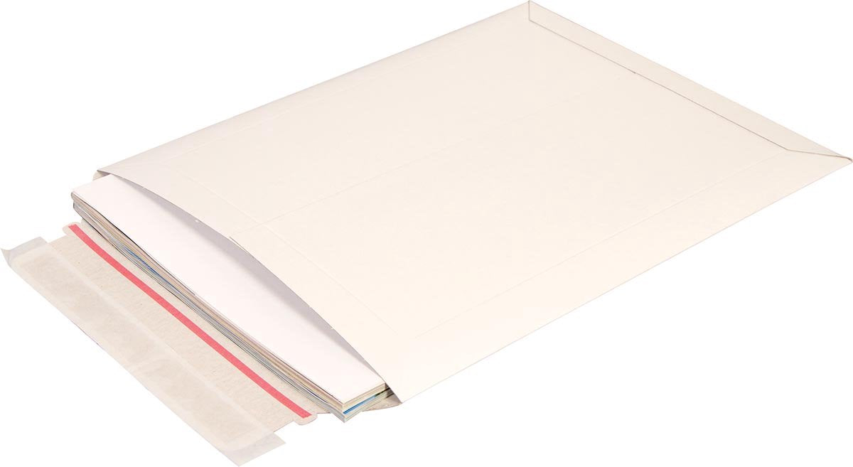 Busta Cleverpack a4 - cartoncino bianco 238x312mm - 5 pezzi