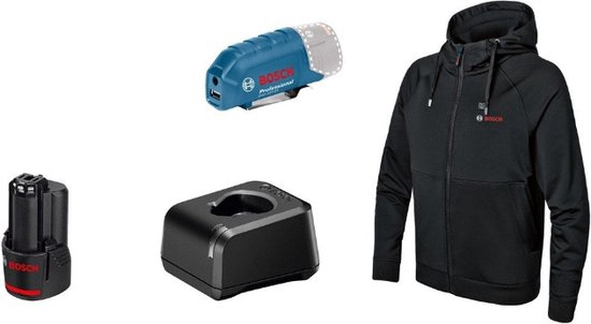 Felpa riscaldata Bosch ghh 12+18v xa m kit in scatola - 06188000gc