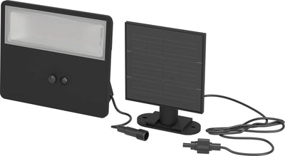 Eglo panettieri solar wandlamp buiten - led - 17 cm - zwart
