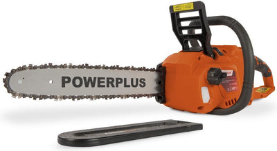 Motosierra inalámbrica Powerplus dual power POWDPG7576 - Sierra de poda a batería de 40 V, sin batería ni cargador, hoja de sierra de 35 cm, lubricación automática de cadena, herramientas de jardín