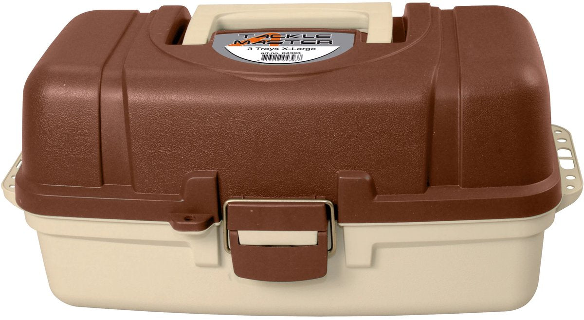 Albatros tackle master xl - viskoffer met 3 laden - 48 x 25 x 25 cm - bruin