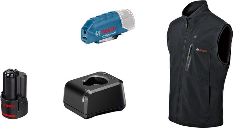 Bosch blu ghv 12+18v xa | scaldacollo riscaldato 2xl | incl. caricabatteria - 06188000g8