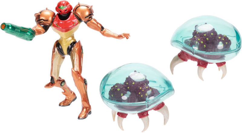 Jakks metroid prime -- 6 cm samus bounty hunter 3pk set