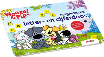 Woezel and pip woezel pip magnetic letter and number box