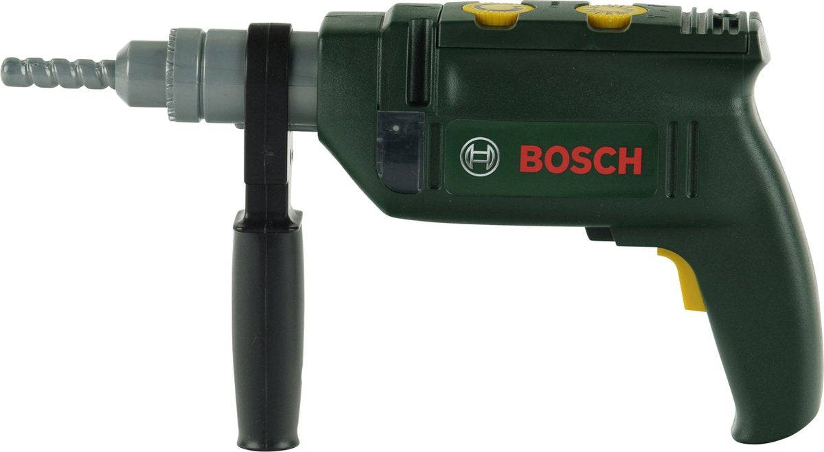 Klein toys bosch mini speelgoed boormachine - 24.5x15x4 cm - incl. licht- en geluidseffecten - groen rood