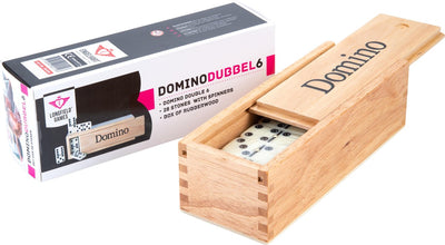 Gioco domino Angeltoys (doppio 6) in scatola di legno