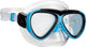 Occhialini sub Waimea - bambini - blu nero - lenti in vetro temperato
