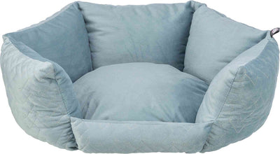 Trixie - cestino natalizio natalya - rotondo - blu ghiaccio - 50 cm