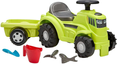 Trattore Ecoiffier con trailer