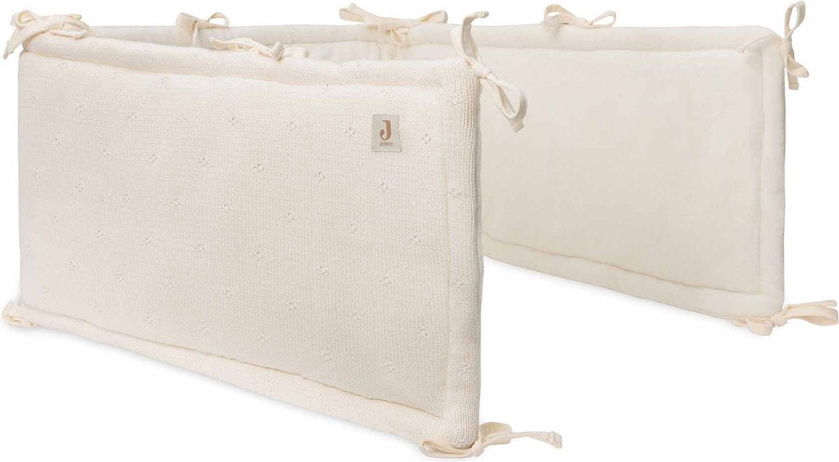 Protector de parque Jollein 180x30cm acogedor punto marfil