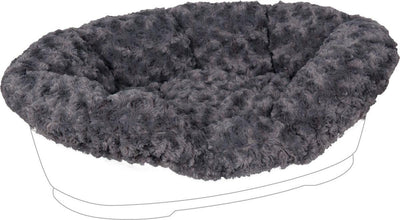 Flamingo hondenkussen tuck cuddly grijs xxl – 110x74x30 cm – elastische pluche hoes – perfect voor tuck hondenmand –