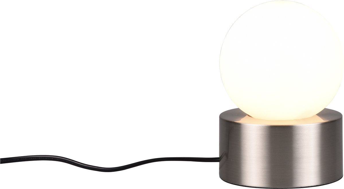 Lámpara de mesa condesa Rl live your light reality - níquel mate - excl. 1xe14 25w - interruptor táctil