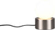 Lámpara de mesa condesa Rl live your light reality - níquel mate - excl. 1xe14 25w - interruptor táctil