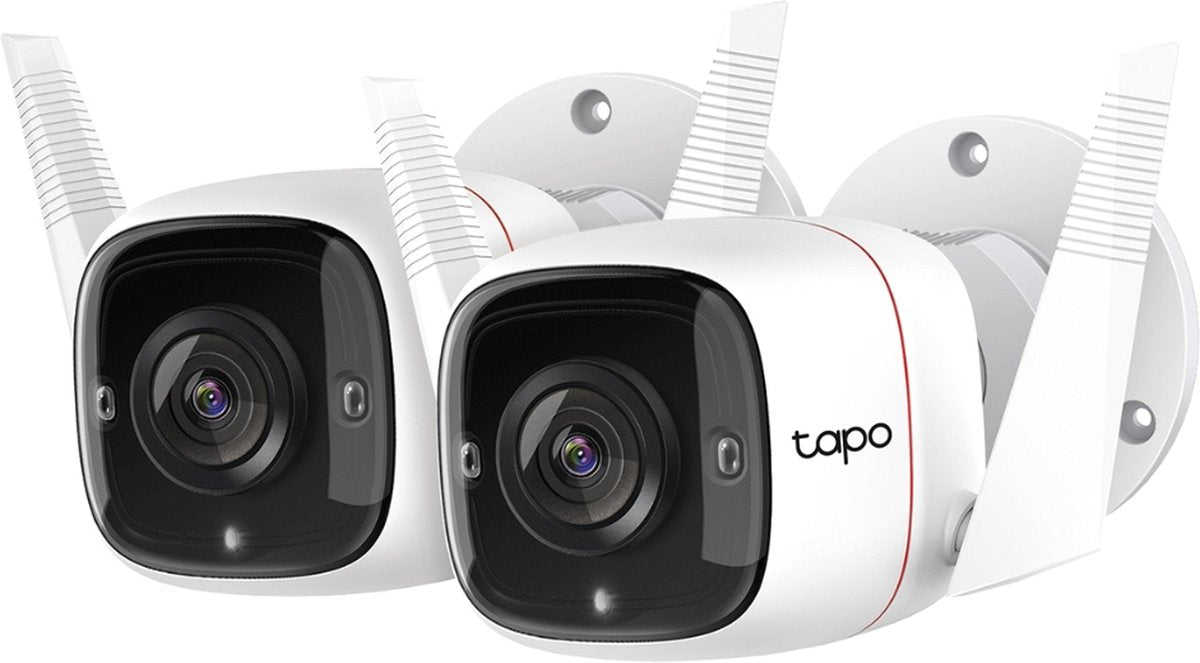 Telecamera di sicurezza da esterno Tp-link tapo c310 - 2k - Starlight Night Vision Home Security Wi-Fi - Bianca - Confezione da 2