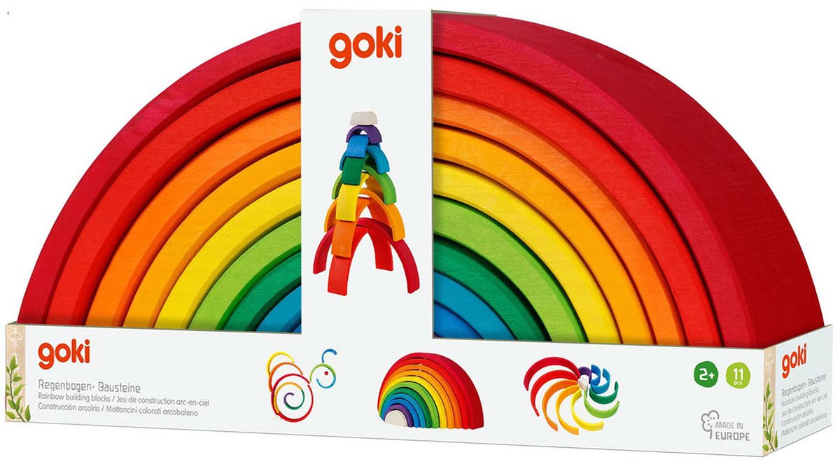 Goki Regenboog Building Blocks, 11dlg.