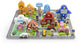 Vigatoys viga toys® houten set stad bouwstenen board beeldjes