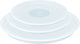 Coperchi per pentole in plastica Tefal ingenio - set da 3 pezzi - ø 16 18 20 cm - impilabili - adatti per la conservazione