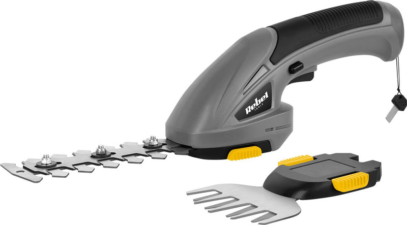 Rebel Electro Rebel RB5003 - cortasetos cortacésped 2 en 1 - 4V 2Ah Li-ion - incluye batería y cargador - 1100 golpes min