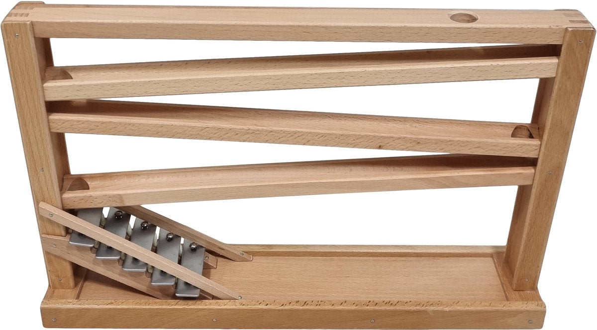 Pista biglie Playwood in faggio per biglie da 16 mm