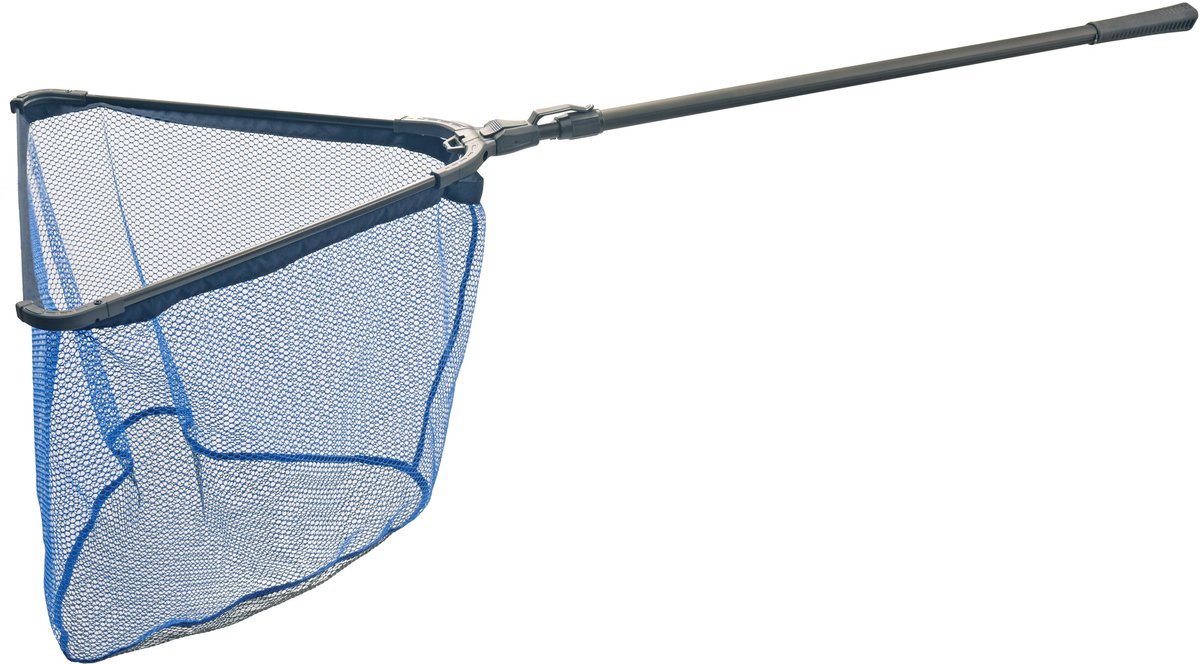 Albatros - rubberized landingsnet - schepnet - 200cm - 2-delig - 50x50cm