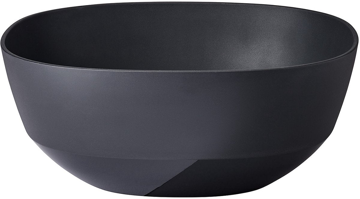 Mepal tazón para servir silueta - 3000 ml - ensaladera - negro nórdico