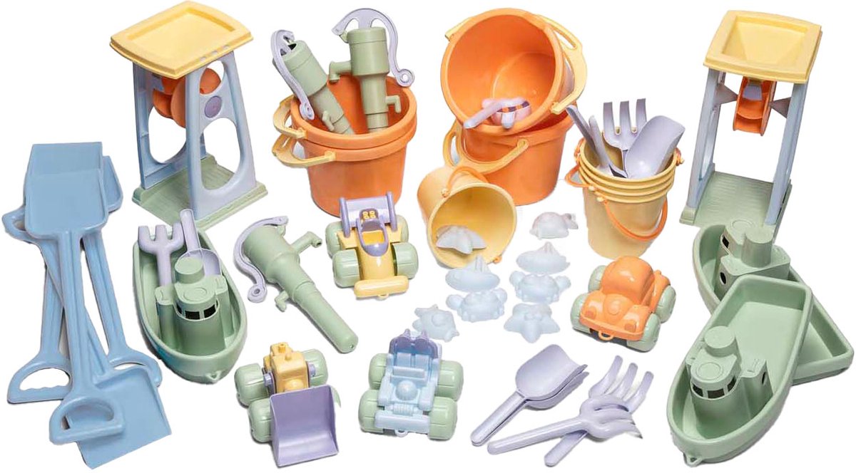 Set da gioco di sabbia pastello Dantoy, 45dlg.