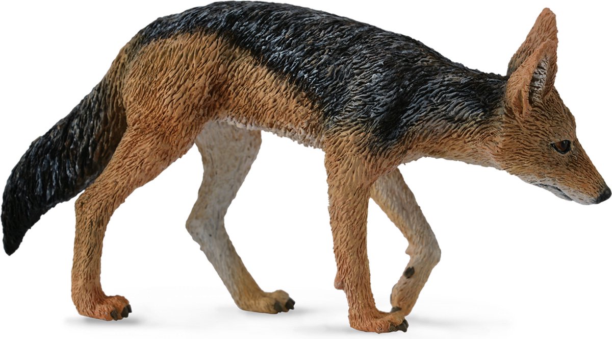 Statuetta Collecta - sciacallo da sella - (m) - animali selvatici - dipinta a mano - miniatura