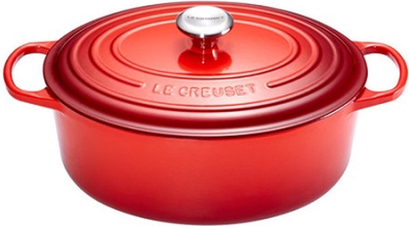 Le creuset signature braadpan - 14,8 liter - 40 cm - kersenrood