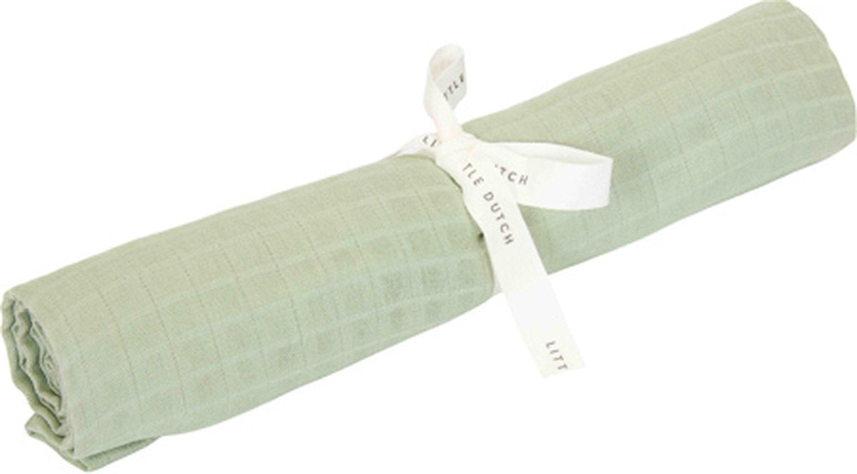 Little dutch swaddle - groen - maat 120 cm - essentials