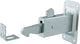 Soporte de puerta sin marca con placa de pared, galvanizado, 120x67x7 mm