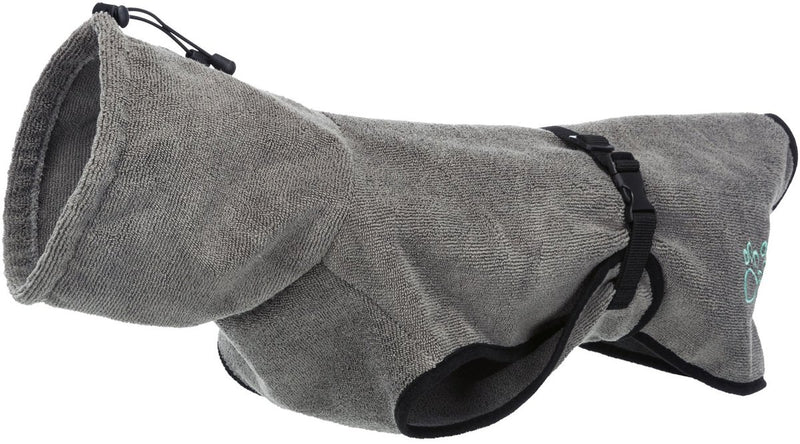 Trixie accappatoio per cani in spugna grigio