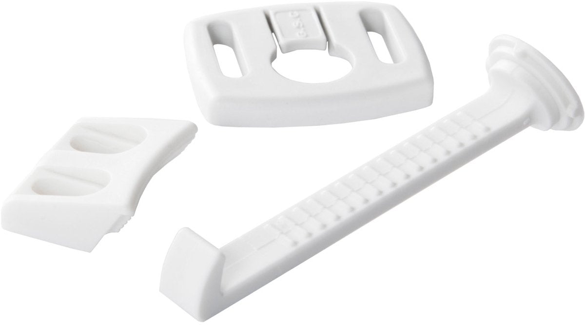 Ganci girevoli Jippie di Jippie per armadi e cassetti – Sicurezza per bambini – 4 pezzi – Bianco