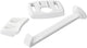 Ganci girevoli Jippie di Jippie per armadi e cassetti – Sicurezza per bambini – 4 pezzi – Bianco