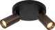 Lucide ritmo - ceiling spotlight (ceiling lamp) - ø 15 cm - 2xgu10 (mr11) - coffee