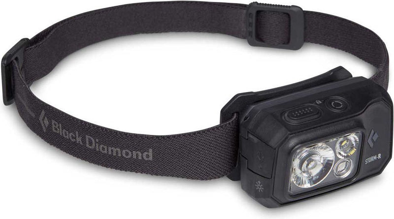 Linterna frontal Black Diamond Storm 500-r negra 500 lúmenes