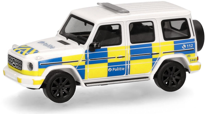 Herpa mercedes benz g (w463) polizia belgio (b)