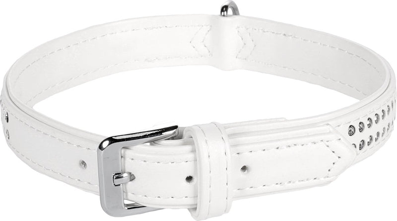 Flamingo monte carlo forrado - collar perros - collar monte carlo blanco xl 41-44cm 22mm - 1ud - 126221 - 1ud