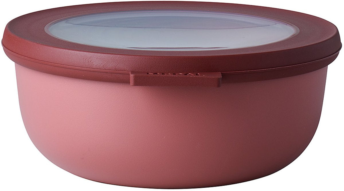 Mepal - recipiente para alimentos circular multitazón - 750 ml - redondo - malva intenso