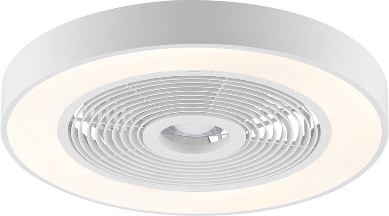 Brilliant Catania - ventilatore da soffitto - LED 40W - CCT - 2700K-6500K - dimmerabile - ICRGB - luce notturna - timer - telecomando - bianco