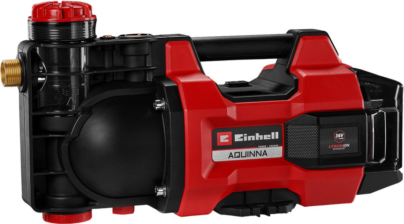 Pompa da giardino a batteria Einhell aquinna 36 34 li solo - power x-change - 36 v li-ion - 3400 l h - max. prevalenza: 37 m - modalità eco boost - protezione da sovraccarico e gelo - escl. batteria e caricabatterie