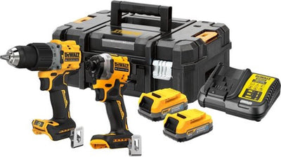 Dewalt dck2050e2t-qw - Set combinato brushless 18v xr gr3 | dcd805 e dcf850 | 2x power stack | in tstak-dck2050e2t-qw