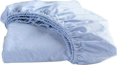 Cinderella - weekend - fitted sheet - up to 25 cm mattress height - 90x200 cm - light blue