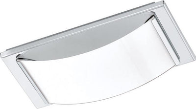 Eglo Batholino Wasao 1 - lampada da parete soffitto - 1 luce - cromo - bianco