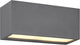 Trio mayenne - lampada da parete - antracite - escl. 2x e14 4w - illuminazione da esterno - ip44