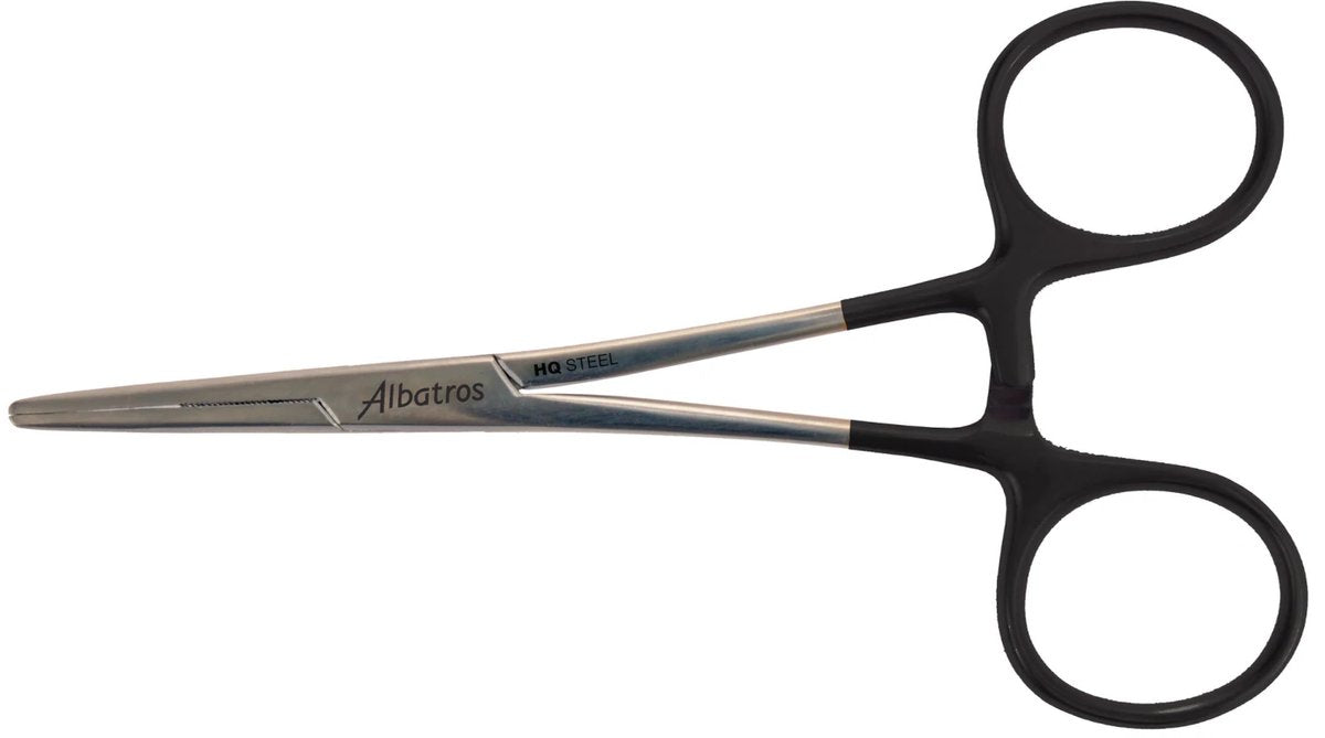 Alicates para venas Albatros rectos - alicates profesionales de acero inoxidable para trabajos de precisión en peces 20cm