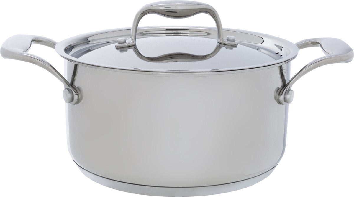 Pentola classica accogliente e trendy - acciaio inossidabile - ø 24 cm - 5 l43