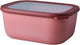 Mepal - recipiente para alimentos circular multitazón - 3000 ml - rectangular - malva vivo