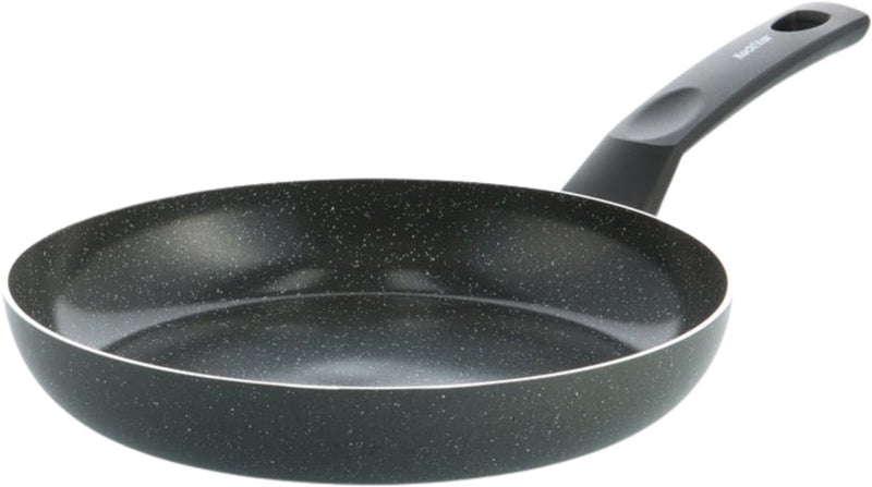 Padella Kochstar Stein 20 cm - rivestimento antiaderente senza pfas - padella a induzione - padella in ceramica - adatta al forno fino a 130°C - manici freddi - granito nero
