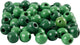 Cuentas de madera Creativ Company, dia 12 mm, medida del agujero 3 mm, aprox. 40 piezas, verde, 22 g 1 caja