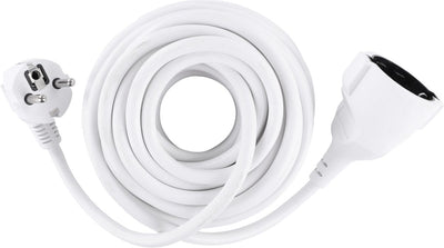 Cavo prolunga Q-link - con terra - h05vv-f - 3 x 1,5 mmâ² - bianco - 10 m